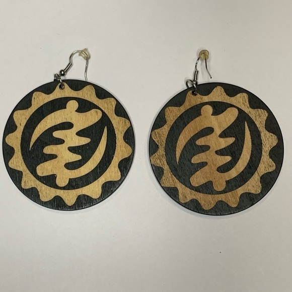 L) Set of 3 African earrings - Picture 6 of 6